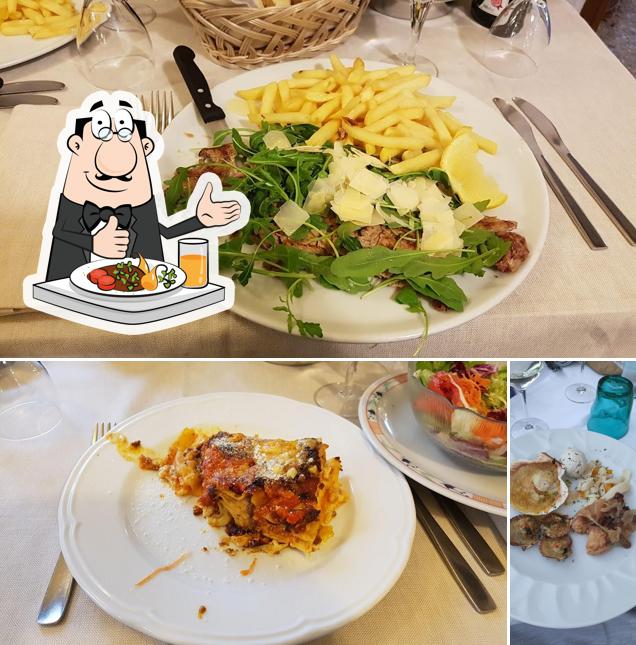 Cibo al Trattoria con locanda La Rosa