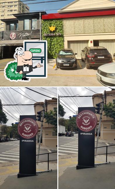O exterior do Açougue Bom Beef Ipiranga