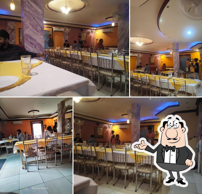 The interior of Saffron Restaurant