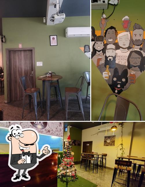 The interior of Tea Bar