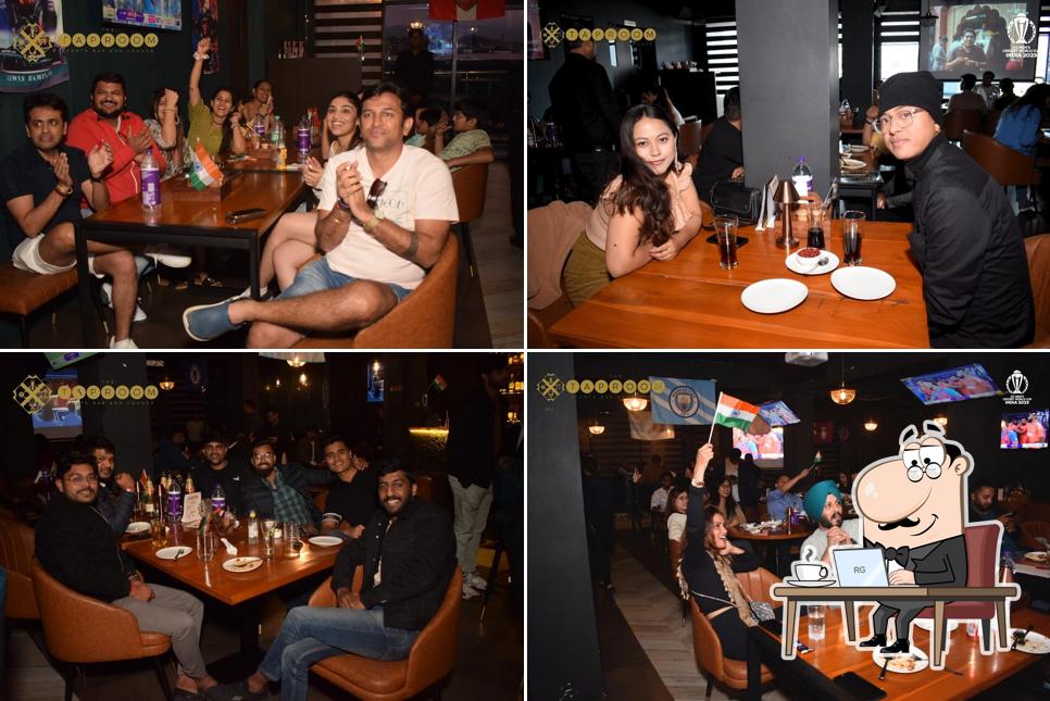 The interior of The Taproom Sports Bar & Lounge