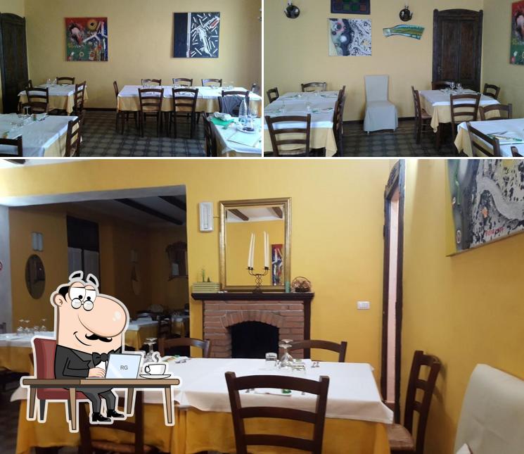 Gli interni di La Locanda di Angelo e Grazia