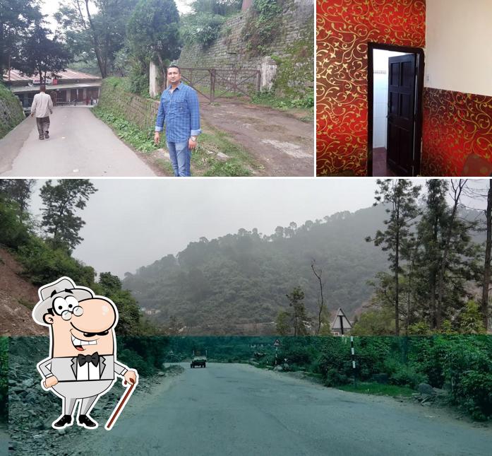 The restaurant's exterior and interior