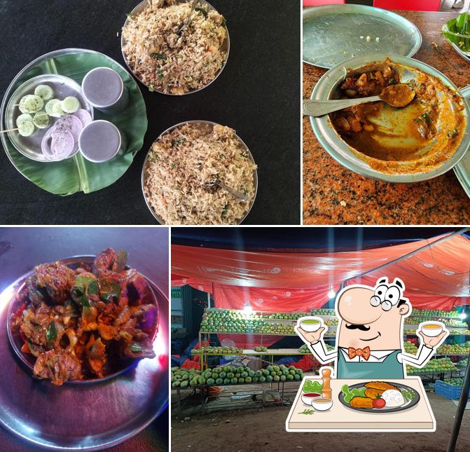 Food at Dharshini Dhaba