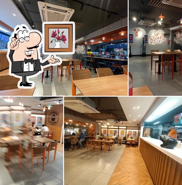 The interior of Popeyes - Famous Louisiana Chicken