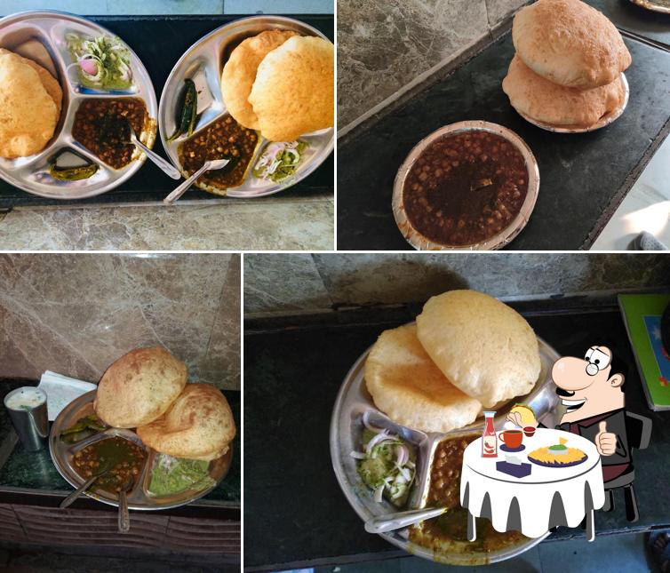 Get a burger at Annapurna Chole Bhature