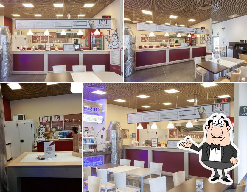 Gli interni di La Piadineria