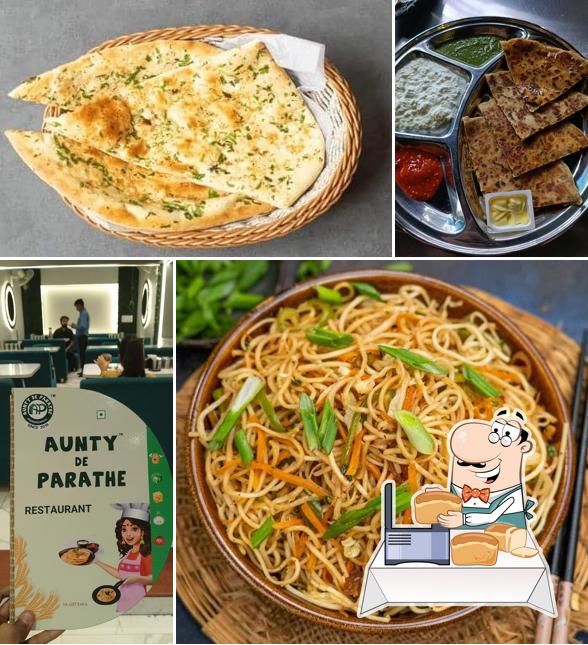 Garlic bread at Aunty de parathe,Vastrapur