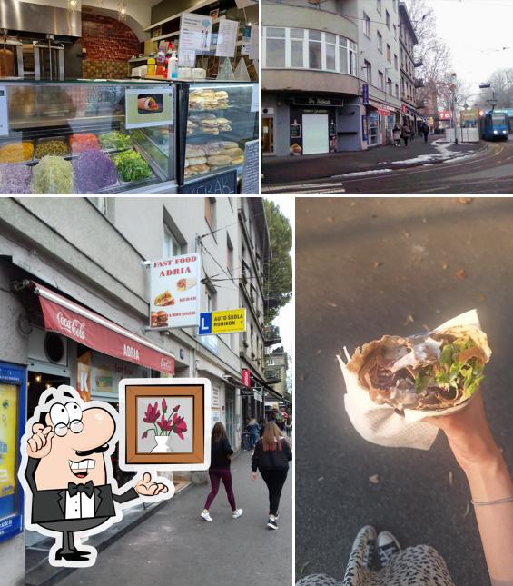 Dai un'occhiata agli interni di Fast Food Adria