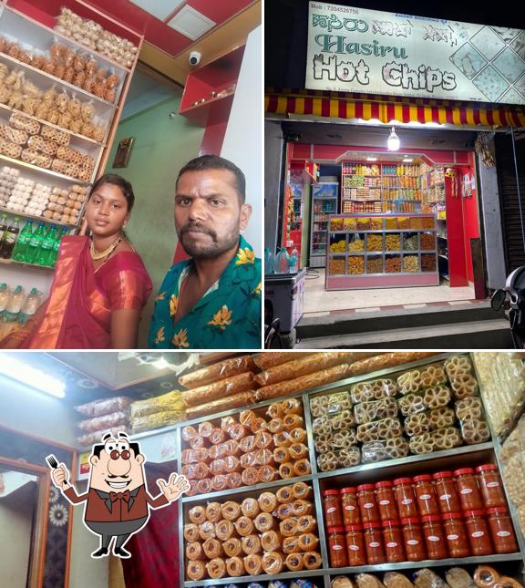 Food at Hasiru Hot Chips