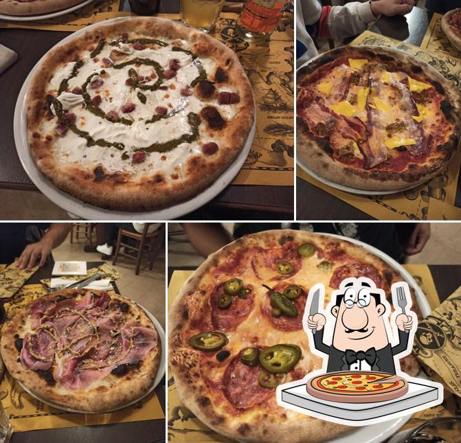 A Barba Nera - Il Covo del Tesoro, puoi provare una bella pizza