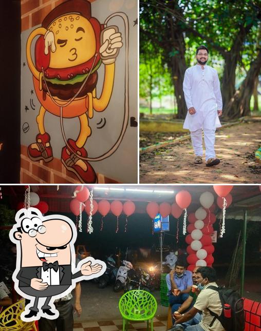 Here's a pic of Mr. BOMBAY Burger Cafe