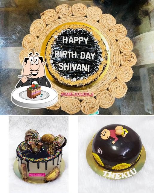 Chocolate cake at @cake_o.clock_0