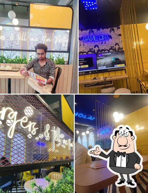 The interior of The Burger Company