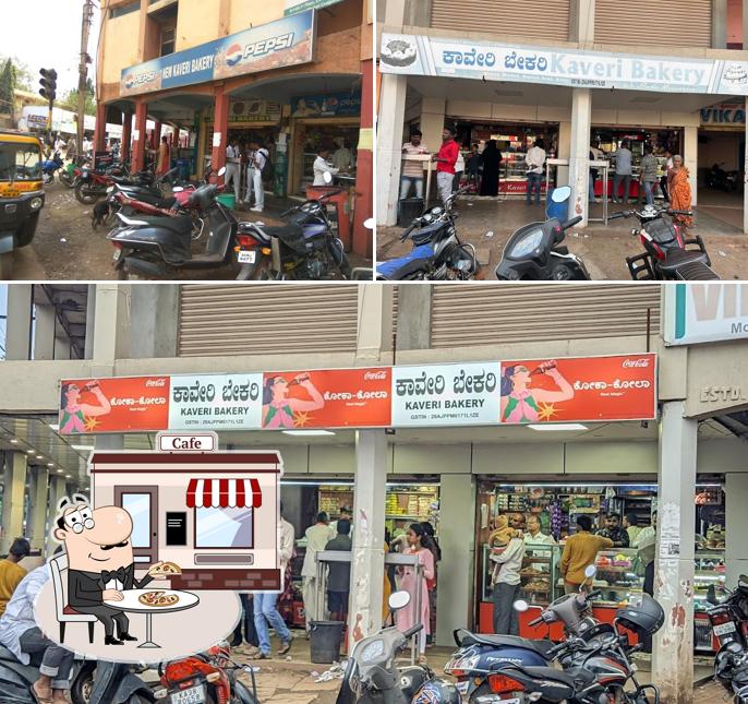 The exterior of Kaveri Bakery