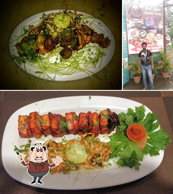 Food at Red Spice Family Restaurant