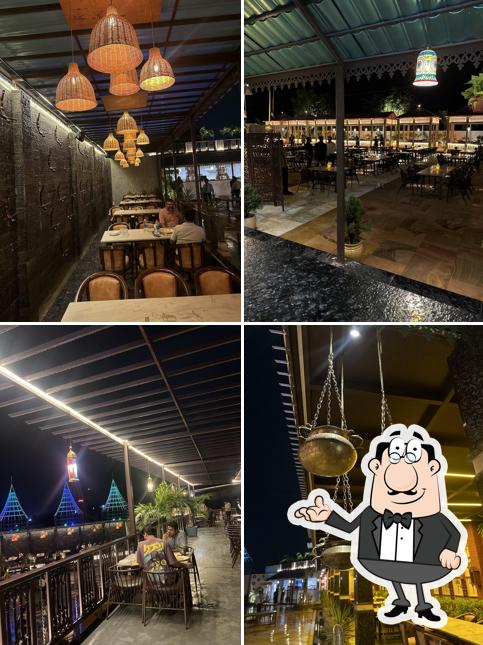 The interior of Cave Dine In