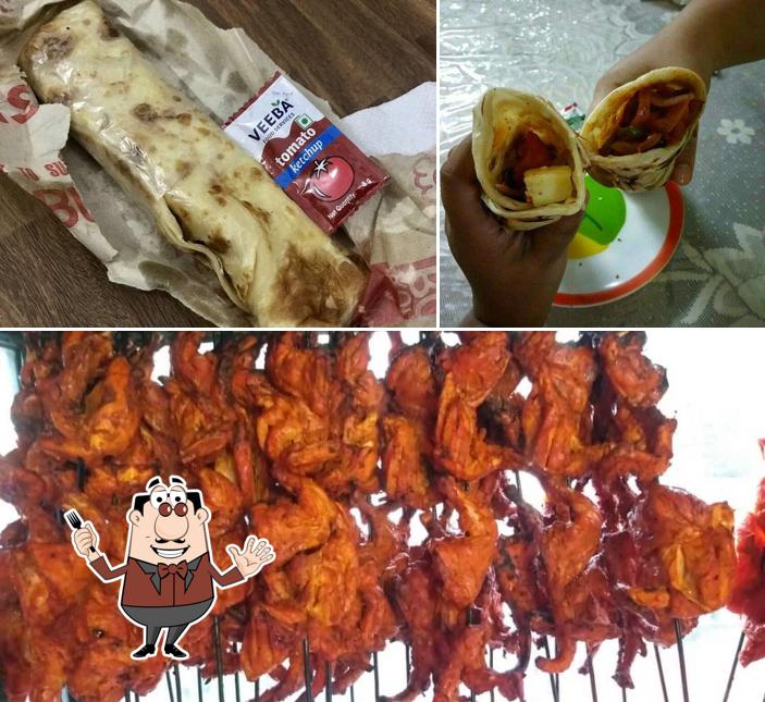 Food at Kolkata Roll