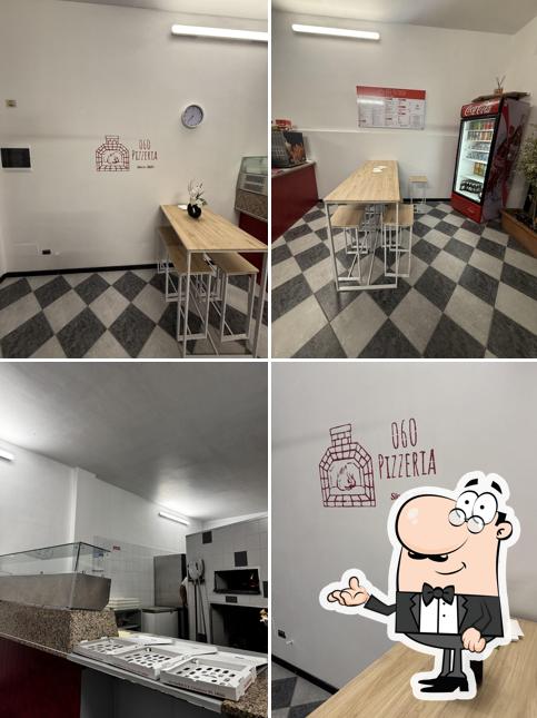 Gli interni di Pizzeria 060