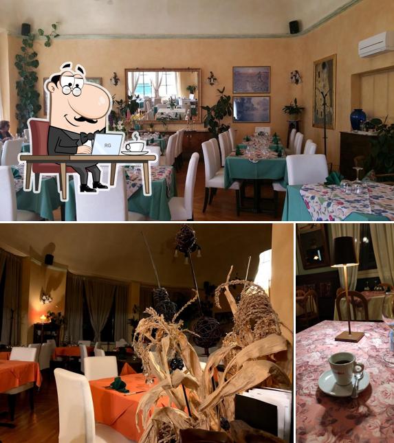 Gli interni di Trattoria Traversi