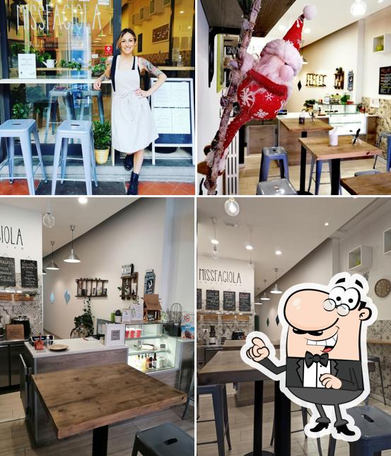 Gli interni di Missfagiola Green Lab Bologna