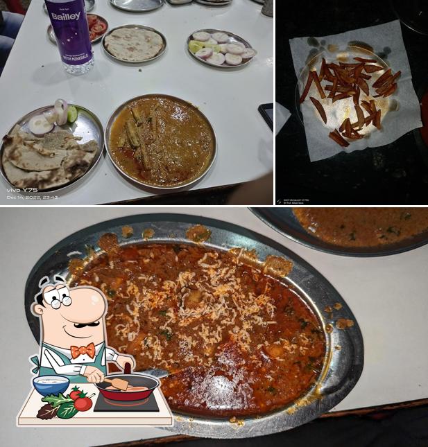 Chicken curry at Hotel Pankaj