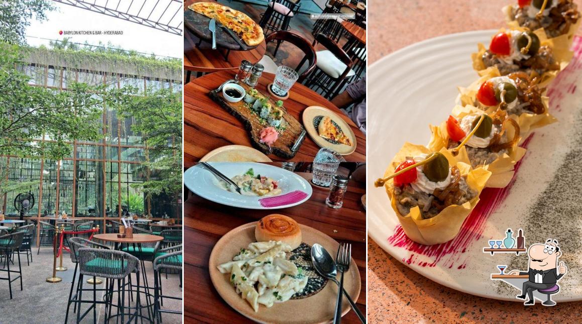 Take a seat at one of the tables at Babylon Kitchen & Bar - Hyderabad