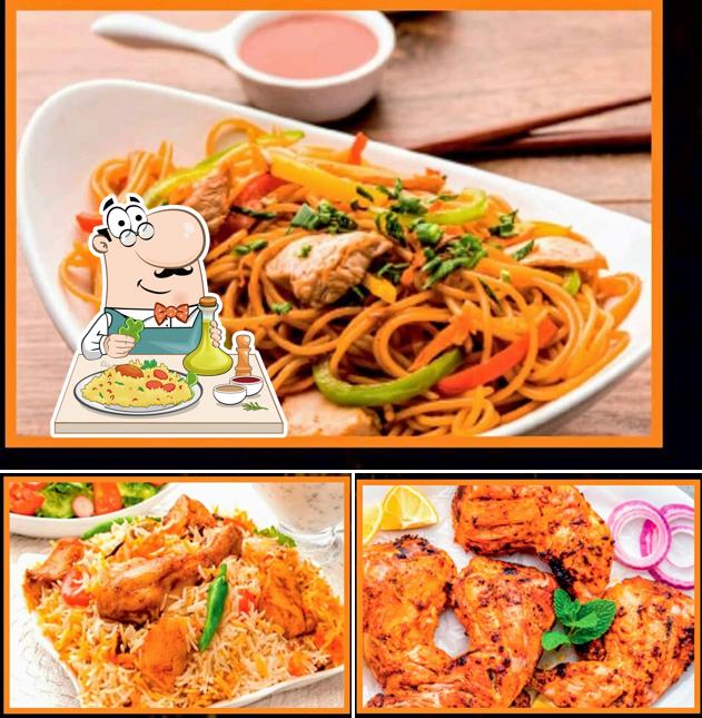 Food at CSK Chicken Shawarma King