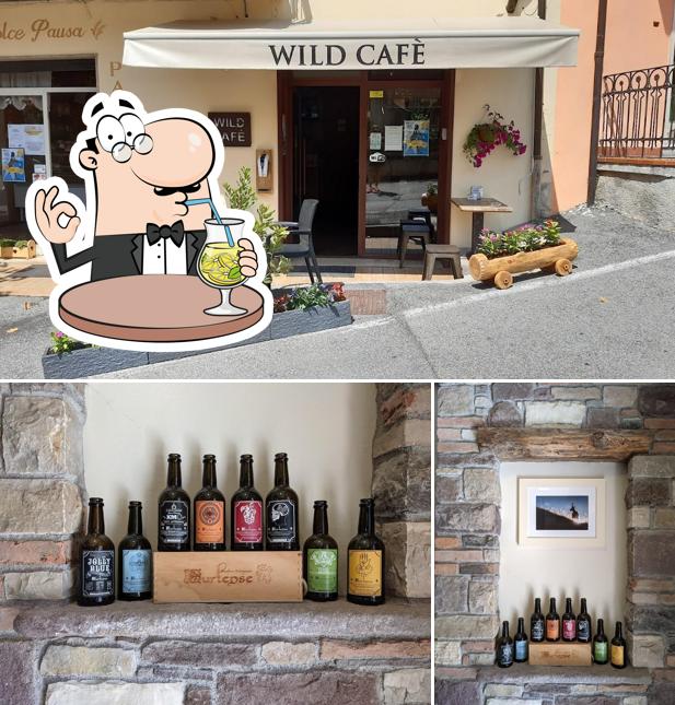 Questa è la immagine che raffigura la bevanda e interni di Wild Cafè
