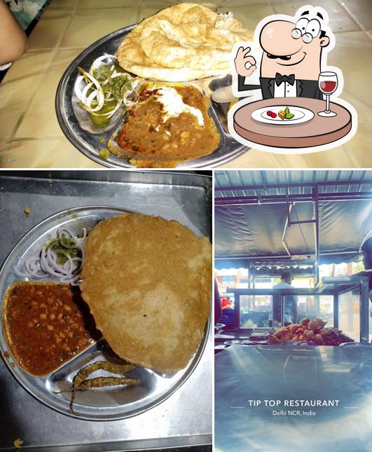 Food at Tip Top Restaurant