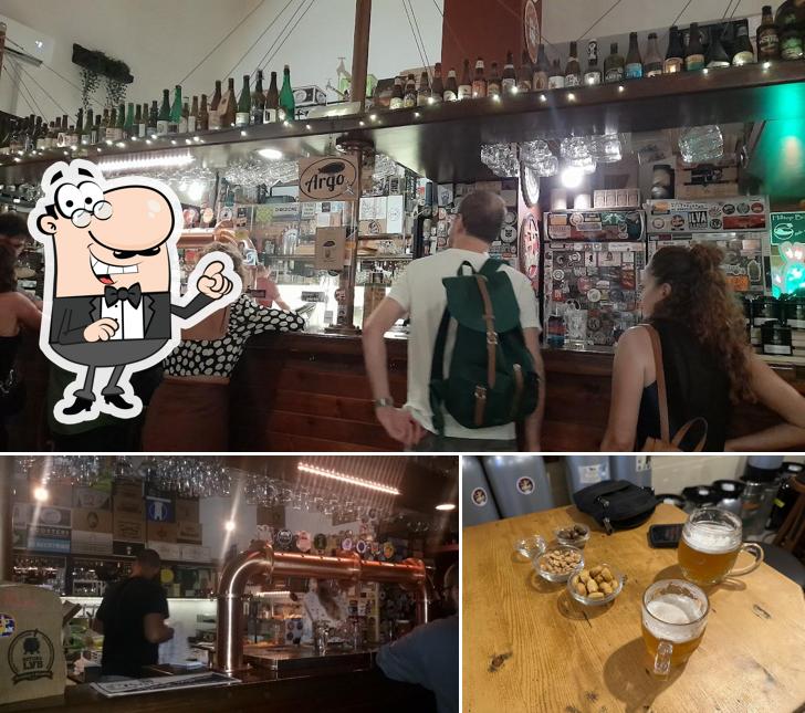 Gli interni di Tabir house of beer Taranto
