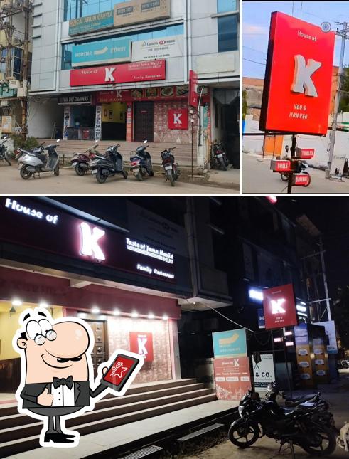 The exterior of हाउस of K Best non-veg Restaurant in Gwalior
