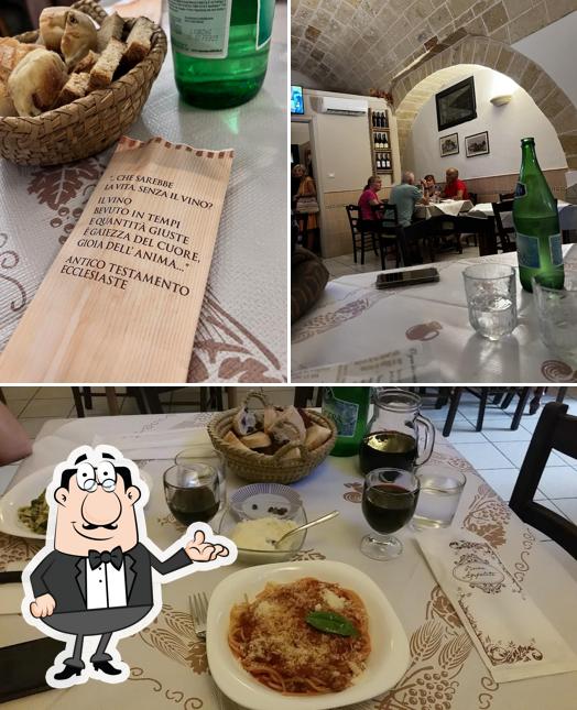 Antica Trattoria Salandra si caratterizza per la interni e bevanda