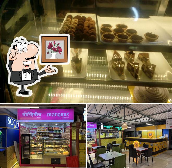 Take a seat at one of the tables at Bhavans canteen