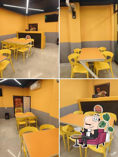 The interior of Burger Hutt