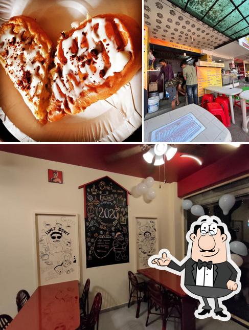 The photo of interior and food at Omi’s cafe house