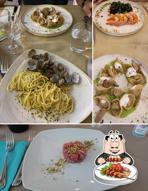Platti al Trattoria del golfo