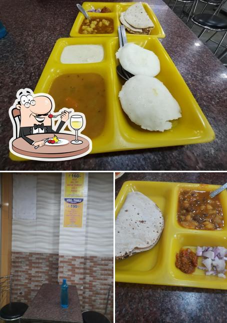 This is the photo showing food and beverage at UNIQUE's VEG Restaurant