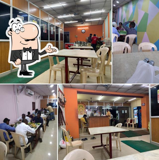 Take a seat at one of the tables at Neyveli Mudaliar Mess (NMM)