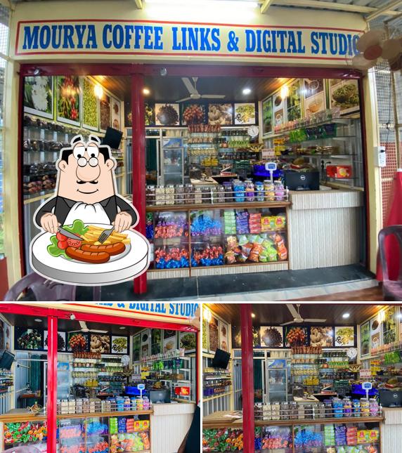 This is the picture displaying food and interior at Mourya Coffee Bar