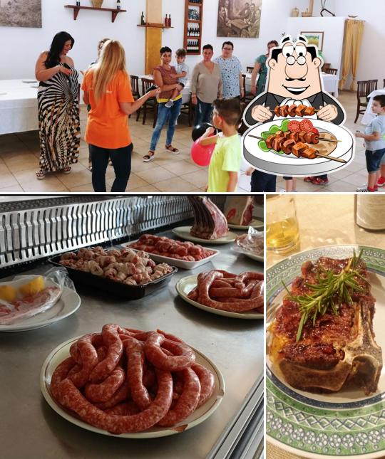 Platti al Agriturismo Nonna Mina