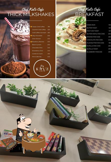 Food at Chef Kal’z Cafe