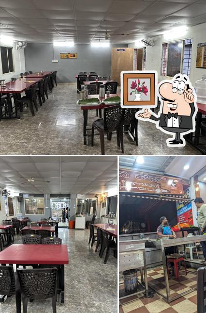 The interior of SMR BIRIYANI HOUSE