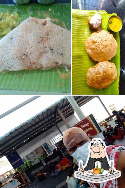 Food at Saravanas Hotel