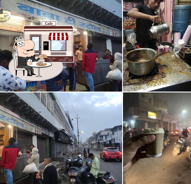 The photo of Baba Tea Stall’s exterior and food
