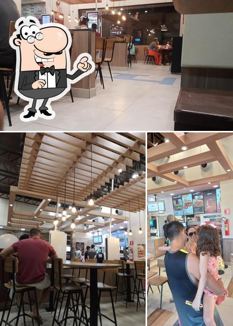 O interior do Burger King