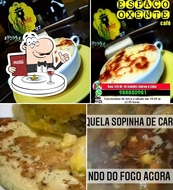 Platos en Espaço Oxente