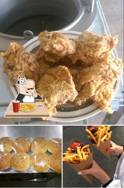 French fries at Krispy Fried Wings