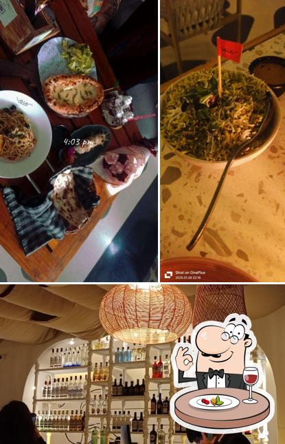 This is the image depicting food and beverage at Oia Bangalore