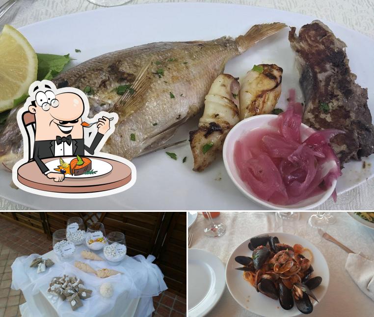 Hotel Ristorante Pizzeria San Giorgio offre un menu per gli amanti del pesce